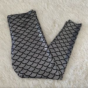 BLACKMILK MERMAID SILVER LEGGINGS